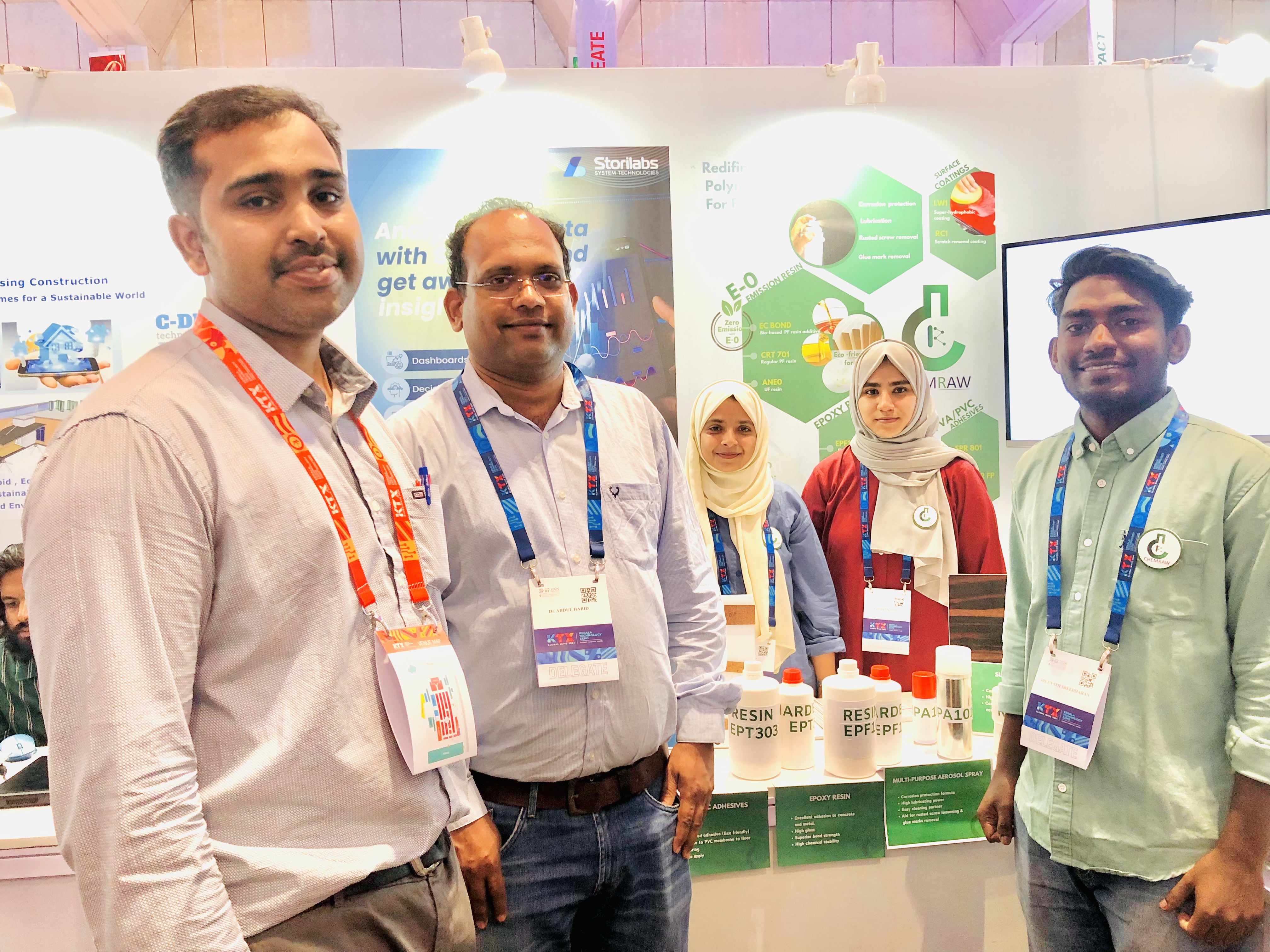 Chemraw Tech team at KTX Global Expo 2024
